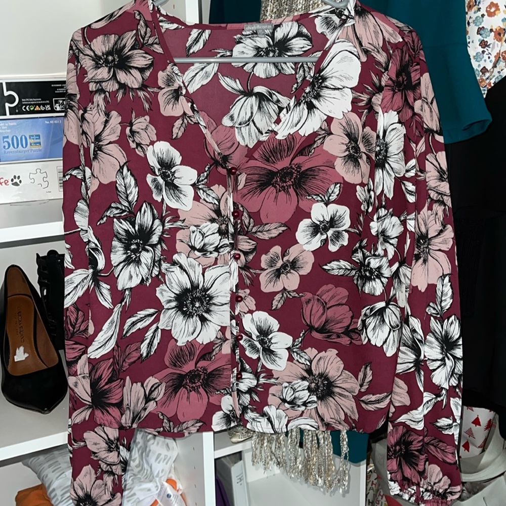 Long sleeve blouse